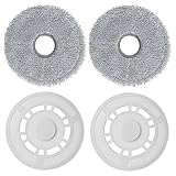 NZYXVRQR Mopptücher Mit Moppplatten, Kompatibel Mit Dreame, L10 Ultra/L10S Pro/L10S Ultra/L10S Pro Ultra/L10 Prime Staubsaugermopp
