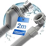 Bomann® Aquastop Wasserschlauch für Geschirrspüler und Waschmaschine | 2M Waschmaschinenschlauch | 3/4 Zoll | Zulaufschlauch Waschmaschine & Spülmaschine mit Wasserstop | Waschmaschinenanschluss 2m