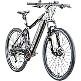 ZÜNDAPP Z801 Ebike Mountainbike 27,5 Zoll E Bike Damen Herren E-Mountainbike 650B Mountain BikeElektro Fahrrad Männer Pedelec Bikes Hardtail (schwarz/Silber, 48 cm)