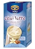 KRÜGER YOU chai latte Vanille-Zimt, Instantzubereitung für Milchtee-Getränke, aromatisiert mit Vanille-Zimt-Geschmack, 250 g (10 x 25 g Sachets)