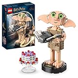 LEGO Harry Potter Dobby der Hauself Set, bewegliche ikonische Figur, Spielzeug, Schlafzimmer Accessoire & Deko, Charakter-Sammlung, Geschenk für Mädchen, Jungen, Teens und alle Fans ab 8 Jahren 76421