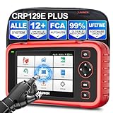 LAUNCH OBD2 Diagnosegerät Auto CRP129e Plus, Auslesegerät mit Alle System, 12+Reset ABS/EPB/DPF/SAS/TPMS Reset/Batterieabgleich/Einspritzdüsen-Codierung/Öl/Drosselklappe, Lebenslanges Software-Update
