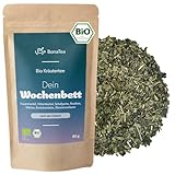 BIO Wochenbett Tee mit Frauenmantel, Hirtentäschel und Schafgarbe und weiteren Frauenkräutern - liebevolles Geschenk zur Geburt für eine frische Mama