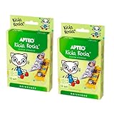 Kicia Kocia Kinderpflaster, hypoallergen, 2 Größen x 12 Stück – 24 Stück. Kinderpflaster, hypoallergen, atmungsaktiv, hautfreundlich, hochabsorbierend, wundschutz +MUG PAD