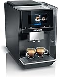 Siemens Espressomaschine Vollautomat, EQ.700, TP707R06, iSelect Display, Tassenwärmer, coffeeWorld, Home Connect, Midnite Silver Metallic