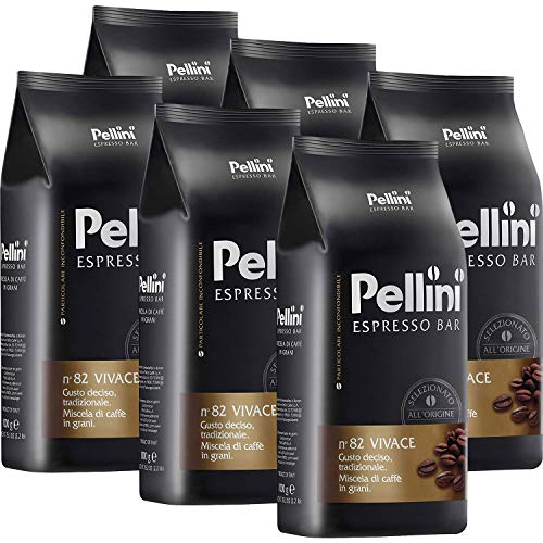Pellini Espresso Bar N° 82 Vivace 6 x 1kg Kaffee ganze Bohne