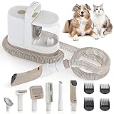 Vozascly P17 Staubsauger für Hunde, Tierpflege und Staubsaugung, Elektrorasierer für Hunde 12000 Pa, Bürste zur Entfernung von Haustierhaaren, für Hunde und Katzen, 1,4L Staubbehälter