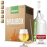 Braubox®, Sorte Pils | Bierbrauset für die Küche | mit 5-Liter-Gärflasche | wiederverwendbar | Erfolgsgarantie von Besserbrauer
