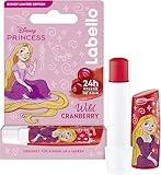 Labello Wild Cranberry Limited Disney Princess Edition, duftender Lippenpflegestift mit fruchtigem Aroma, pflegender Lippenbalsam für Kinder ab 3 Jahren (4,8 g)
