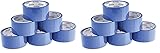 OFFICER PRODUCTS PRODUCTS 15025031-01 Verpackungsklebeband Farbe: Blau/ 6 Rollen/Breite 48mm x Länge 46m/ Farbiges PP-Packband mit Acrylkleber/Verpackungsband Klebeband Paketklebeband/ (Packung mit 2)