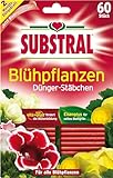 Substral Dünger-Stäbchen für Blühpflanzen mit Eisen-Plus und 2 Monate Langzeitwirkung, 60 Stück, green