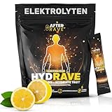 AfterRave Elektrolyte ohne Zucker mit Magnesiumcitrat 650mg + L Arginin 3000mg + Citrullin 2600mg | Pre Workout Booster + Anti Kater Mittel + Music Festival & Rave Hydration (16 Sticks Zitrone)