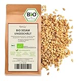 Kamelur Bio Sesam Ungeschält (1kg) - Sesamsamen Nicht Geröstet Und Ohne Zusätze