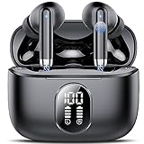 QXQ Bluetooth Kopfhörer in Ear, Kopfhörer Kabellos Bluetooth 5.3 mit 4 ENC Mikrofon, 40 std Spielzeit, Kabellose Kopfhörer Tiefer Bass, IP7 Wasserdicht Ohrhörer, Touch Control, Tragbares Design, USB-C