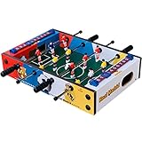 Tischfußball mit vier Schlägen, kleiner Fußballtisch für Erwachsene und Kinder, Aufbewahrung, geeignet für Familienspiele, Kinderspielzimmer