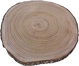 Meinposten. Großes Dekobrett Holz Holzbrett Baumscheibe Brett Tischdeko Tablett Deko Ø 36-45 cm