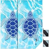 KUOGAS Strandtuch XXL 2er Set 90×180 cm,Groß Schnelltrocknendes Mikrofaser Handtuch, Sandfrei Badetuch,Stranddecke Damen strandhandtuch