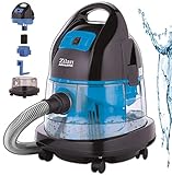 Zilan Wasserstaubsauger mit Wasserfilter | Staubsauger beutellos | H20 Saugleistung | EEK A | 2.000 Watt | 360° Schlauch | Vacuum Cleaner | Beutelloser Staubsauger | Bodenstaubsauger