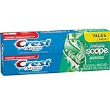 Crest Complete Whitening plus Scope, Minty Fresh Striped, 6.2 Ounce (Pack of 2)