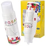 Tigvio 2 Stück Puzzlekleber, Puzzle Kleber 2 X 120 ml, Puzzle Kleber Transparent mit Schwammkopf, Puzzlekleber für 1000 Teile, Puzzle Glue um Puzzle zu Fixieren und Aufzuhängen, Puzzle Klebefolie