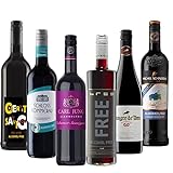 Alkoholfreies Weinpaket - Rotwein Pierre Zero, Carl Jung, Schloss Sommerau - Merlot, Cabernet Sauvignon - Weine aus Deutschland & Frankreich (6x0,75l) - alkoholfreier-wein.com