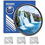 NEEWER 72mm Variabler ND Filter ND2-400 (1-9 Stop) mit 3X Reinigungstuch, Einstellbarer, drehbarer Graufilter Kameraobjektivfilter mit mehrfach beschichtetem optischem Glas für Belichtungsausgleich