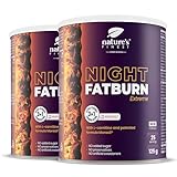 Nature's Finest by Nutrisslim Night FatBurn Extreme: Schnell Abnehmen Fettverbrenner für Bauchfett Schnell Loswerden, Nacht-Fettverbrenner mit Morosil, L-Carnitin und Baldrian, Glutenfrei