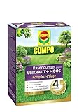 COMPO Rasendünger gegen Moos und Unkraut - 3 Monate Langzeitwirkung - 6 kg / 200m²