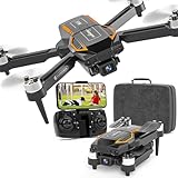 Drohne für Kinder mit Dual HD Kamera: 720P WiFi Live-Übertragung, Handtasche, Kopflos Modus, 3D-Flips & Bürstenloser Motor für Jungen/Mädchen