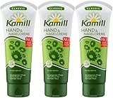 Kamill 3x100 ml Hand & Nail Cream CLASSIC with BIO Camomile and Bisabolol | Germany