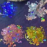 40 Gramm/Packung – JJ Form holografische Glitzer-Pailletten – Festival Rave Weihnachten Konfetti, Junggesellenabschied Konfetti für Konfettikanonen, Partys, Clubs, Hochzeiten, Feiern
