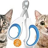 Krallenschere Katzen Schere für Anfänger toll geeignet,Ausgezeichnete Krallenschere Liegt gut in der Hand, katzen nagelschere ist sehr einfach und sicher anzuwenden
