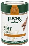 Fuchs Gewürze - Zimt Cassia gemahlen - zum Würzen von Backwaren, Süßspeisen oder Tees - natürliche Zutaten - 45 g in wiederverwendbarer, recyclebarer Dose