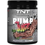 TNT Pump Juice Booster (480g) • Watermelon Geschmack • Pump Trainingsbooster ohne Koffein • L-Citrullin, L-Arginin Alpha-Ketoglutarat (AAKG), Glucopump & Betain • Pre Workout Booster • Vegan