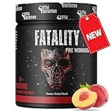 FATALITY - Ultra Hardcore Booster Pre workout - Pulver - 2023 USA Matrix - ATP + L-Arginin + Citrullin + Beta Alanin + Koffein 450g Ice Tea Peach Geschmack