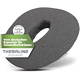 Theraline Ergonomischer Sitzring zur Steißbein Entlastung, Sitzring nach OP, Geburt oder als Hämorrhoiden Sitzkissen, orthopädisches Donut Kissen