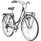 Galano Hollandrad 700c Damenfahrrad Citybike Damenrad 28' Caledonia Fahrrad (schwarz, 48 cm)