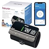 Beurer BM 81 easyLock Oberarm-Blutdruckmessgerät, klinisch validiert, Manschette mit einfachem Drehverschluss, ohne Schläuche oder Kabel , sanfte und schnelle Messung, mit App-Anbindung