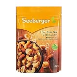 Seeberger Edel-Nuss-Mix 5er Pack: Nuss-Kern-Mischung aus leckeren Erdnusskerne, Mandeln, Cashewkerne und Macadamias - geröstet & gesalzen, vegan (5 x 150 g)