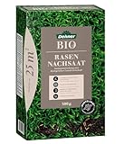 Dehner Bio Saatgut Rasen-Nachsaat, hochwertige Saatgutmischung, raschwüchsig / schnellkeimend, 500 g, für ca. 25 m²