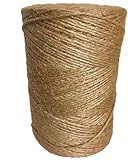 500 M Schnur Jute Kordel Garten Garn Natur Bastelband Paketschnur Juteband Kunsthandwerk Verpackungs DIY String Dekoration Seil