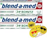 2 x Blend-a-med Complete EXPERT Tiefenreinigung 24h Zahnpasta - je 75ml - Zahncreme + 1 gratis ManyMore Radierer