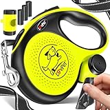 LOVPET® Hunde Rollleine 8m | Hundeleine für kleine & große Hunde 50kg | Ausziehbare Leine ergonomischer & Rutschfester Griff | Joggingleine 360° Leinenverlängerung | Laufleine Reflektierenden Maschen