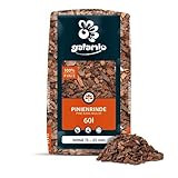 GALAMIO Pinienrinde Mittel 15-25mm 60l Sack 1 Paket Pinienmulch Pinienerde Rindenmulch Pinienborke Pinie Mulch Bark Rinde Für Pflanzen Garten Terrarium Natürlicher Dekorativer Bodenbelag Paligo