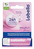 Labello Pearly Shine Lippenbalsam 4,8 g, Farbenfroher und pflegender Lippenbalsam mit Perl- und Seidenextrakten, feuchtigkeitsspendender Lippenbalsam für 24 Stunden mit natürlichen Inhaltsstoffen