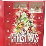 Schmuck-Adventskalender | Weihnachts-Advents-Countdown-Kalender | Schmuckkästchen-Adventskalender, Mädchen-Schmuck-Adventskalender, Kinder-Adventskalender-Schmuckset, Mädchen