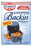 Dr. Oetker Airfryer Backin 20er Pack (20 x 3 x 11g): Mit dem speziell entwickelten Backpulver für Airfryer gelingen kleine Kuchen, Muffins & Brötchen im Handumdrehen