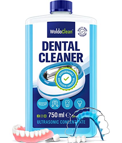 Dentalreiniger 750ml für Zahnprothesen & Zahnersatzreinigung - Reinigungskonzentrat für 50l Reinigungsflüssigkeit