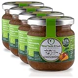 Hausgemachte Bio Gemüsebrühe (4x180g) – Revolutionär transparent, 85% Gemüse & sichtbare Qualität – Für bewusste Ernährung oder zum Fasten