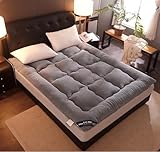 Extra Dicke Futonmatratze, Flauschige Bodenmatratze, Tragbare, Atmungsaktive Isomatte, Weiche, Zottelige, Aufrollbare Campingmatte Für Das Schlafzimmerbodenbett